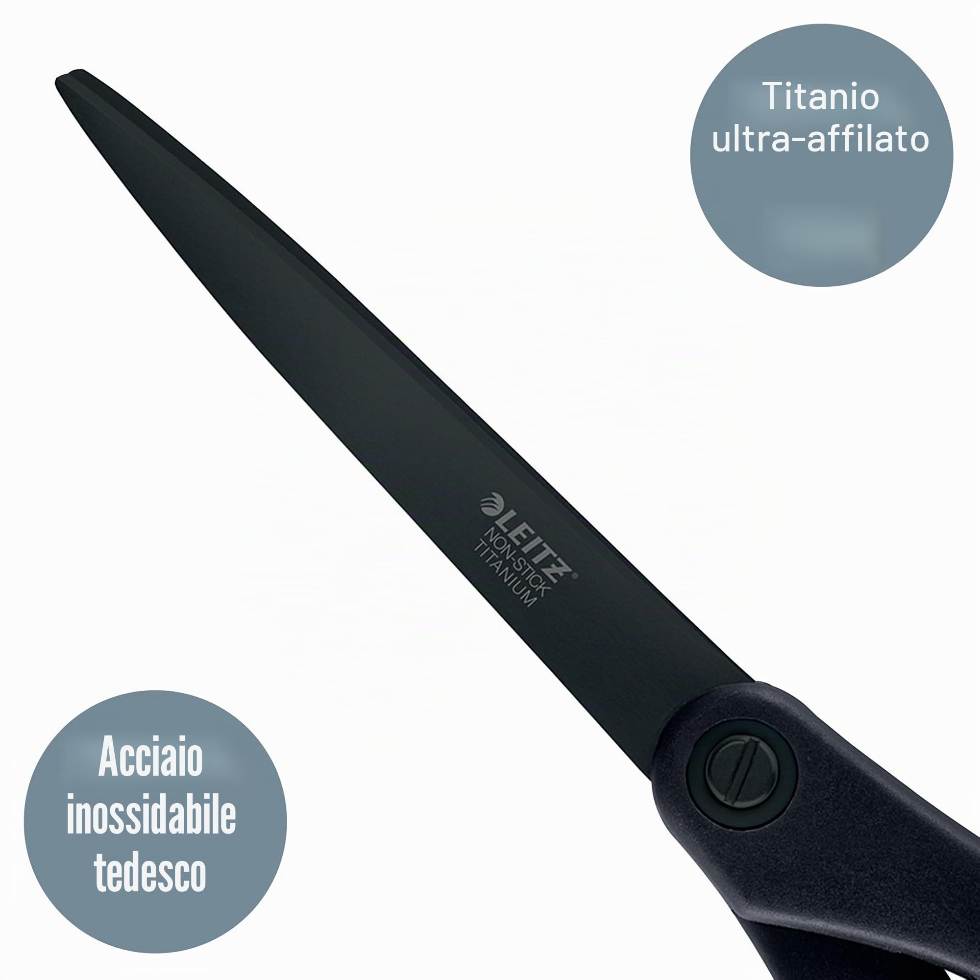 leitz-style-forbici-titanio-anti-adesive-205-mm-nero image 3