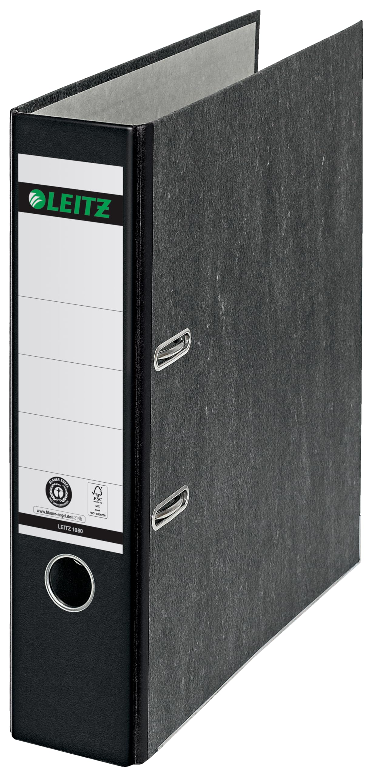 leitz-registratore-180-standard-dorso-8-cm-nero-10805095 image 1