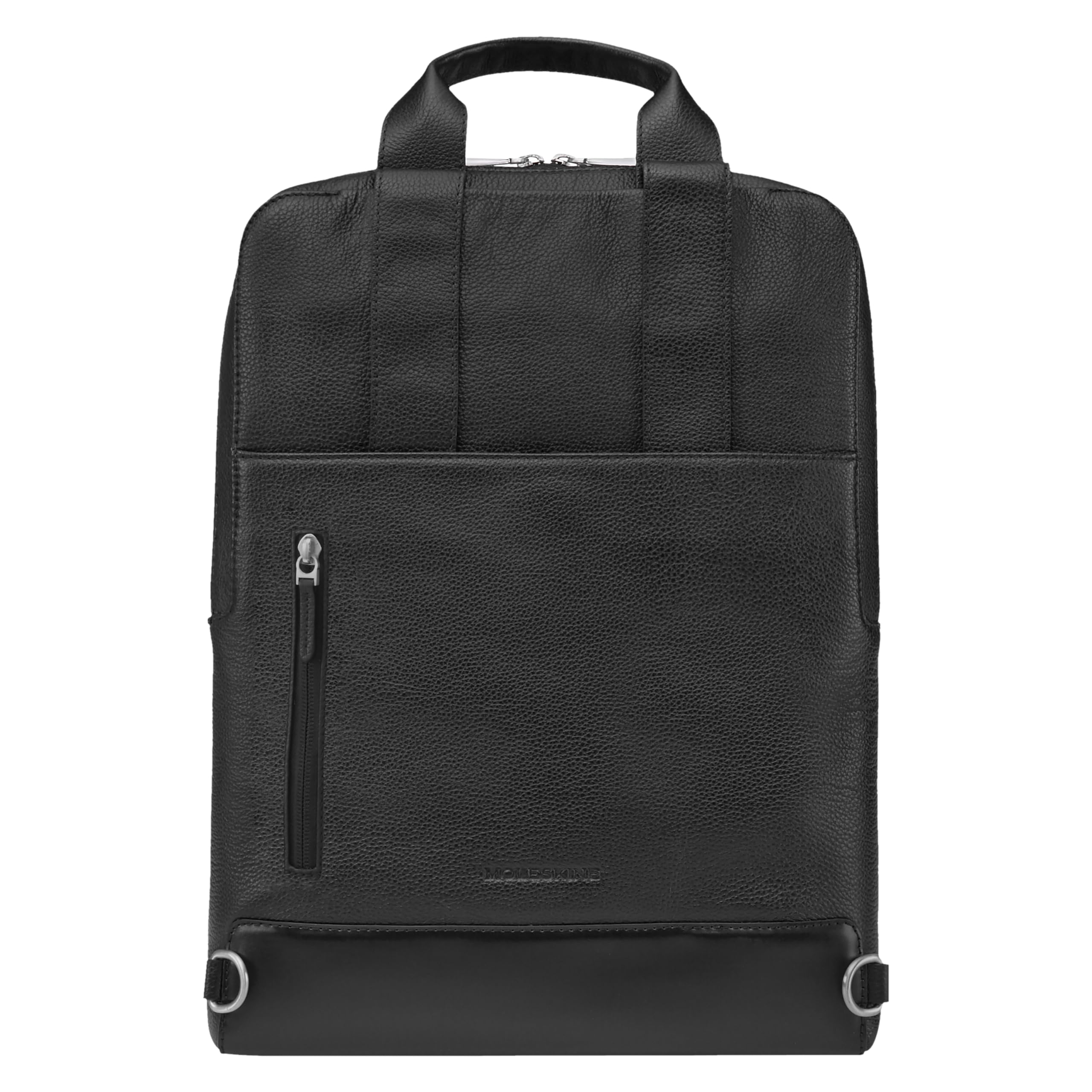 moleskine-device-bag-classic-leather-verticale-pelle-nero-15-30x8-5x40-cm image 2