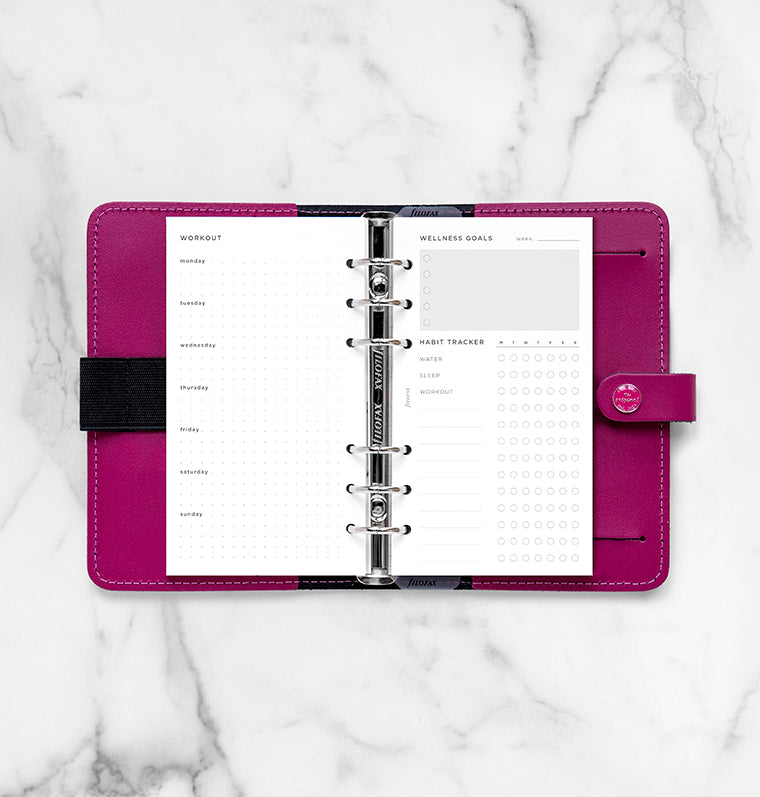 filofax-wellness-tracker-refill-personal-ricarica-benessere-56-fogli image 3