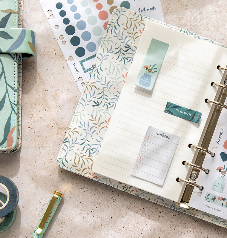 filofax-botanical-sticky-notes-set-multi-fit-a5-personal image 4