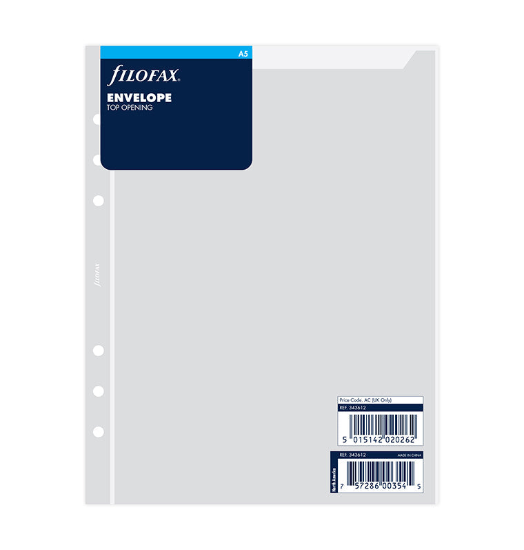 filofax-busta-trasparente-apertura-superiore-a5 image 1