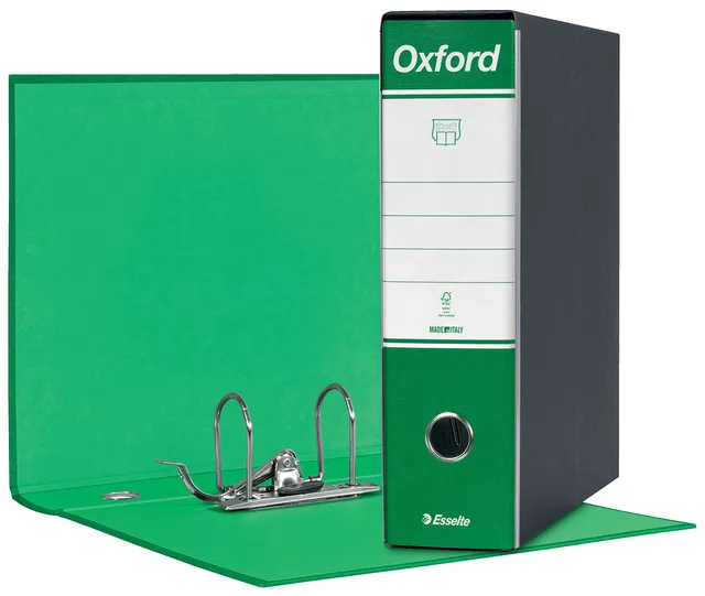 esselte-g83-oxford-registratore-commerciale-dorso-8-cm-verde image 1