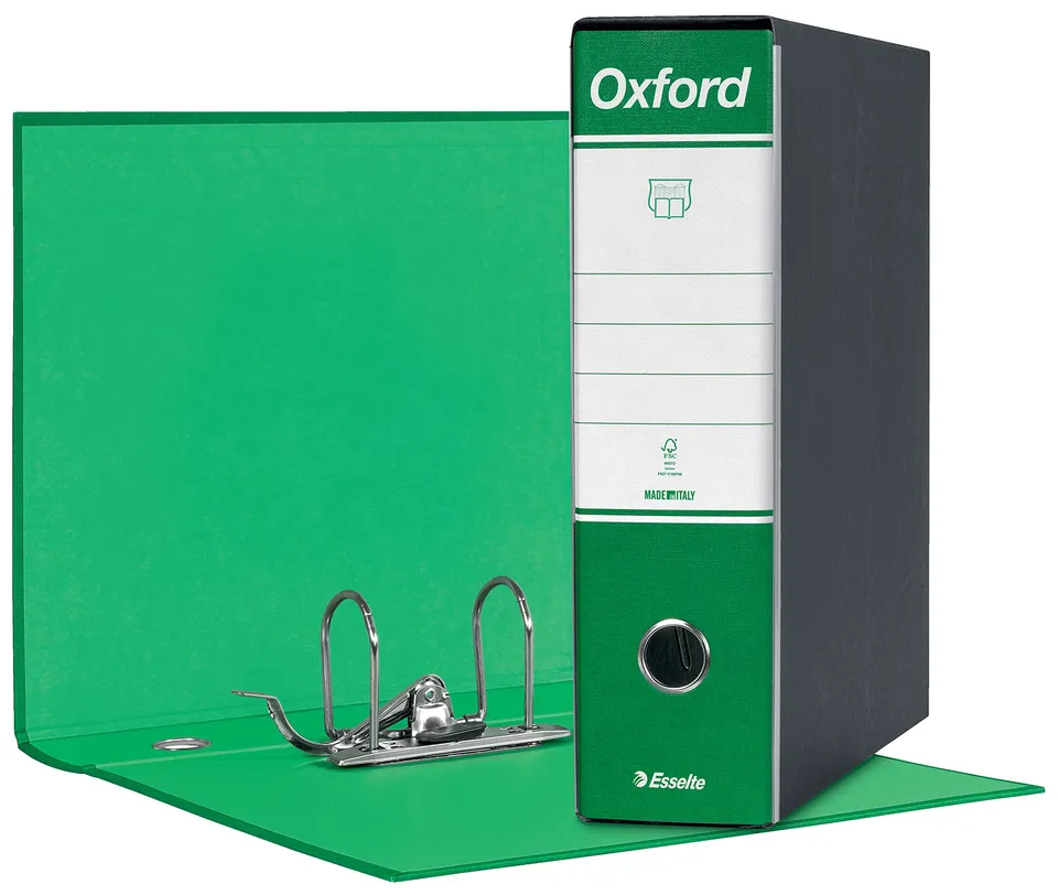 esselte-g83-oxford-registratore-commerciale-dorso-8-cm-verde image 1