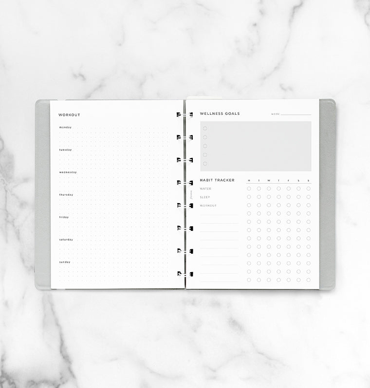 filofax-wellness-tracker-notebook-refill-a5-56-fogli image 3