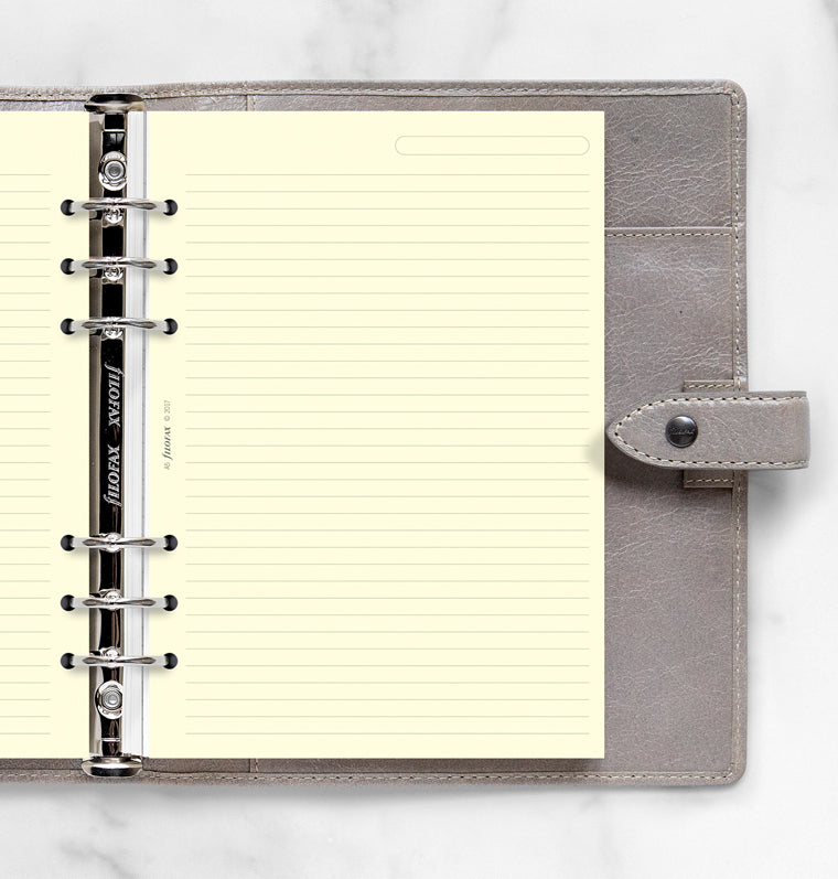 filofax-fogli-a-righe-crema-a5-25-fogli image 3
