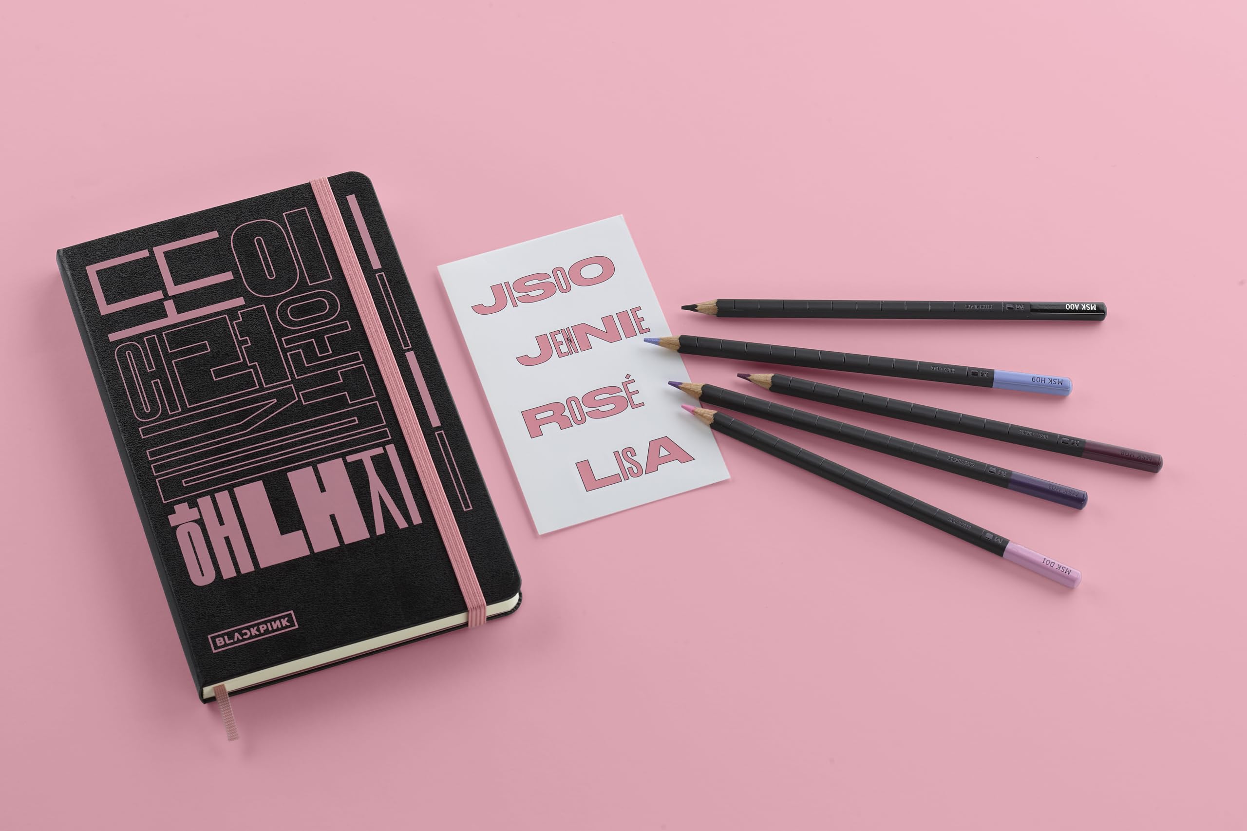 moleskine-x-blackpink-set-sketchbook-large-13x21-cm-5-matite-acquerellabili image 8