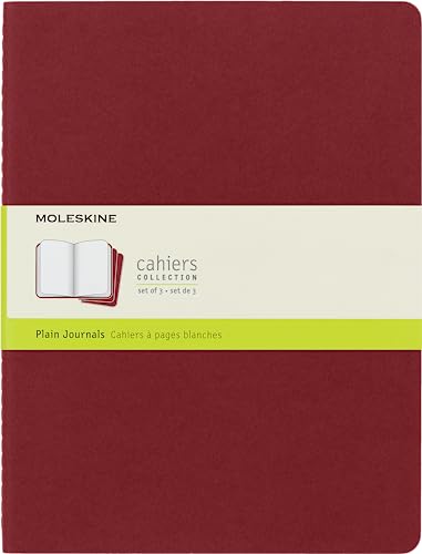 moleskine-cahier-journal-set-3-quaderni-xl-19x25-cm-pagine-bianche-rosso-mirtill image 7