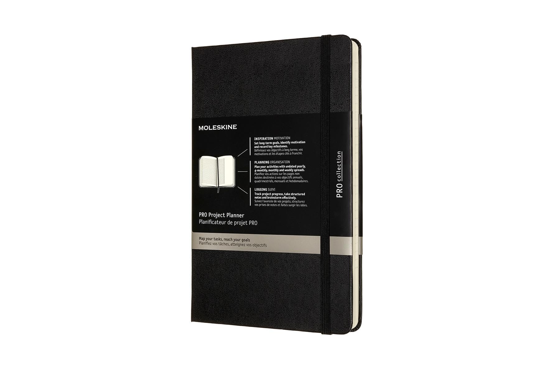 moleskine-pro-project-planner-large-13x21-cm-nero-288-pagine image 1