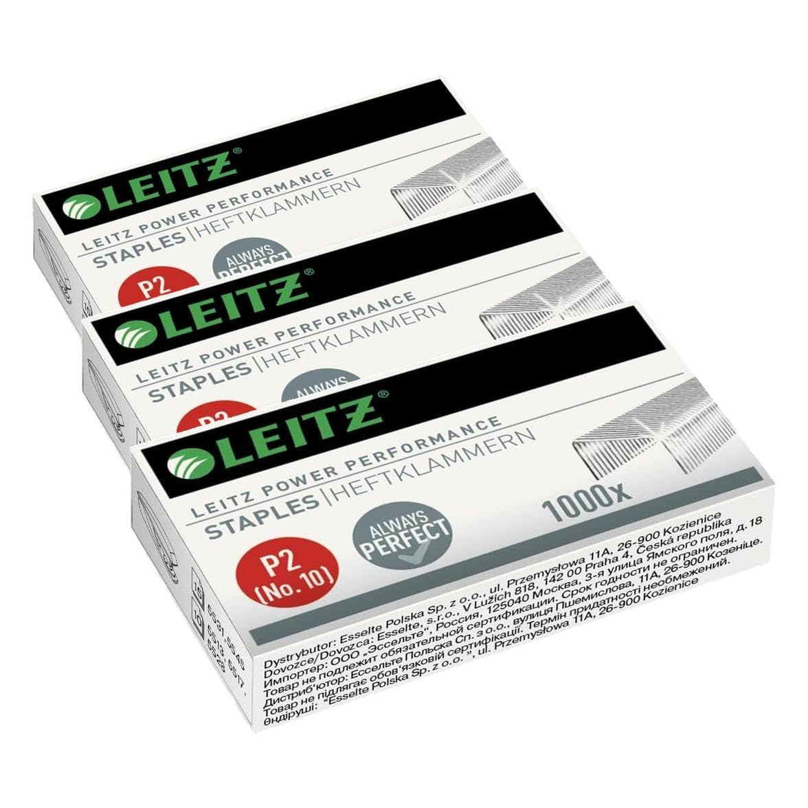 leitz-punti-metallici-p2-no-10-acciaio-per-10-fogli-1000-pezzi image 8
