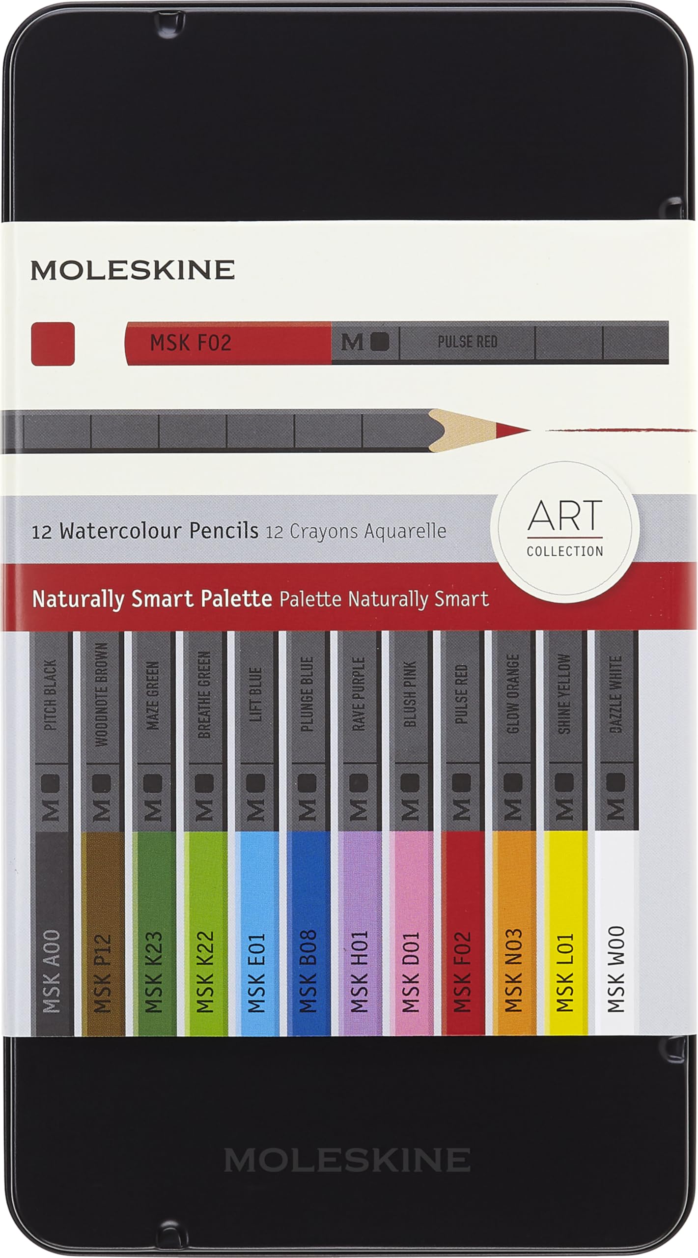 moleskine-naturally-smart-set-12-matite-a-pastello-mina-3-mm image 1