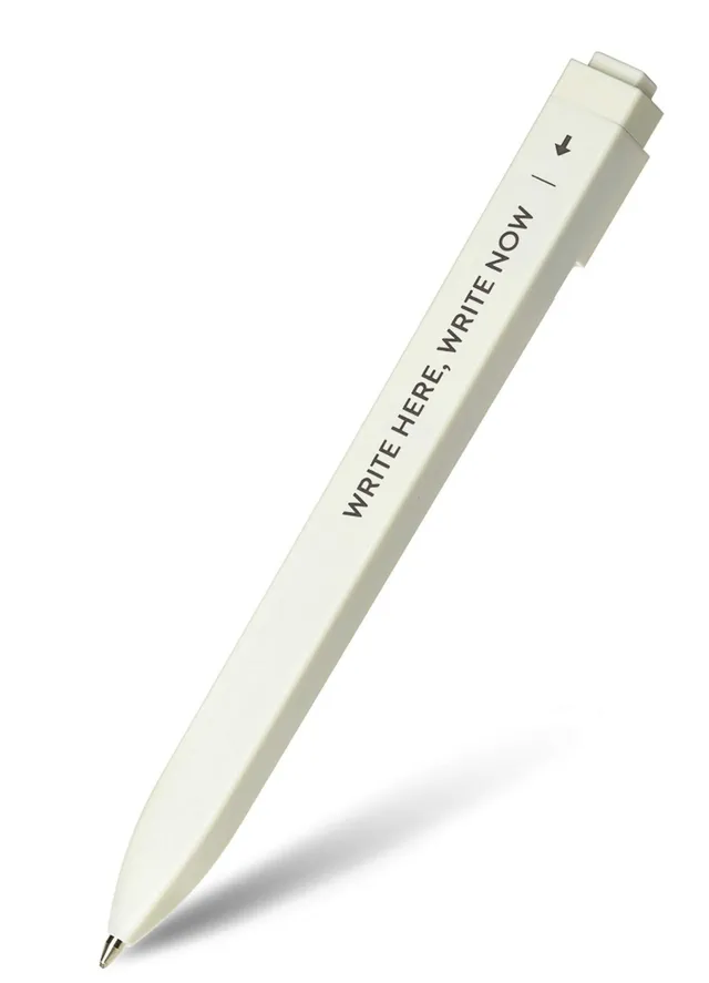 moleskine-go-penna-a-sfera-1-0-mm-avorio-con-frase image 1