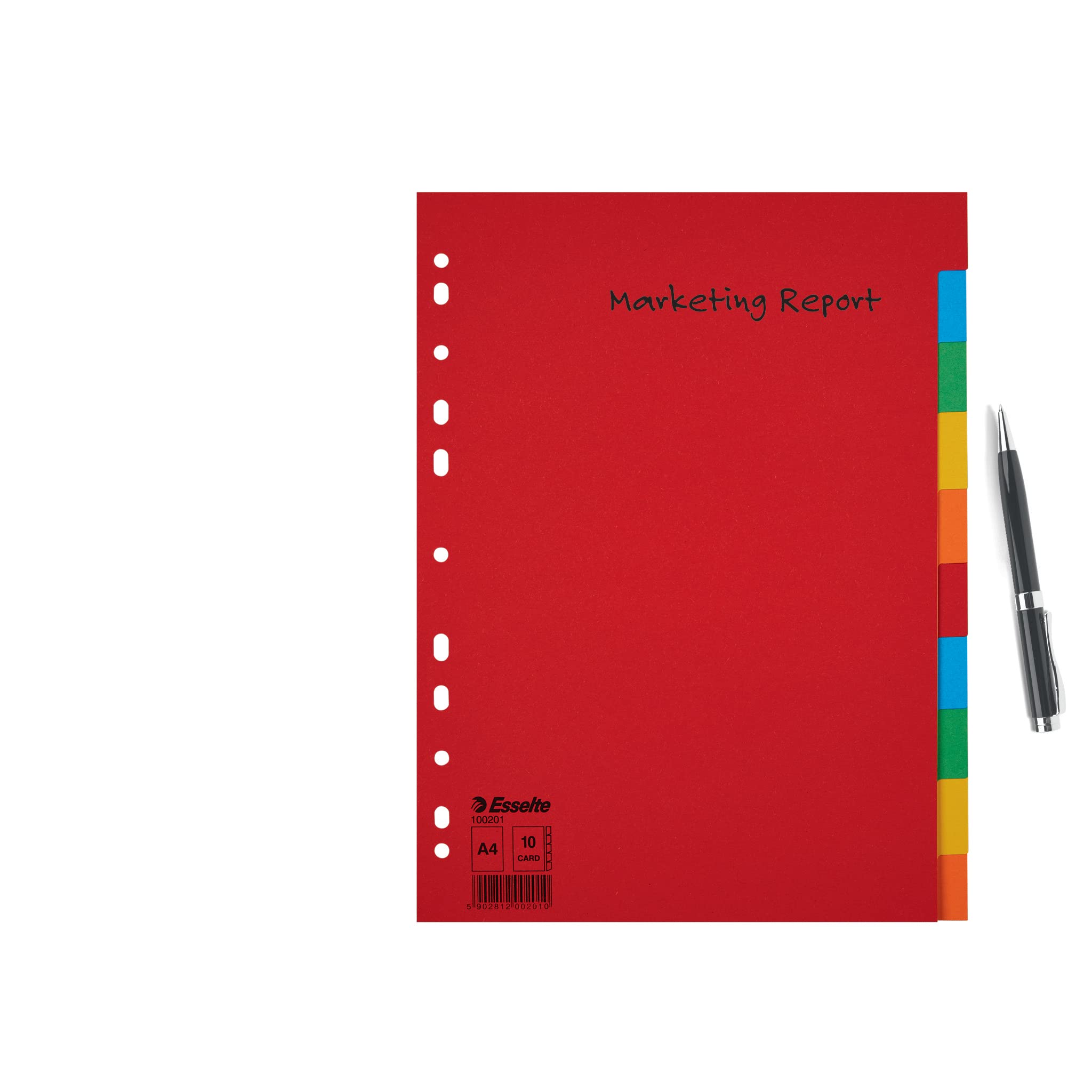 esselte-essentials-intercalari-colorati-a4-10-pezzi-carta-riciclata-160-g-m image 6